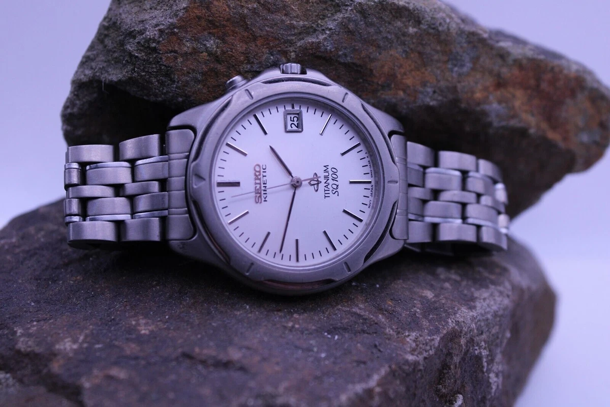 Seiko kinetic top titanium sq 100