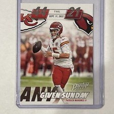 2023 Panini Prestige - Any Given Sunday #AGS-1 Patrick Mahomes II