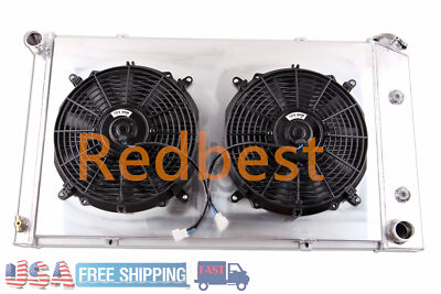 4ROW RADIATOR+Shroud+Fan FITS 1970-1981 Pontiac Firebird Trans Formula Esprit V8