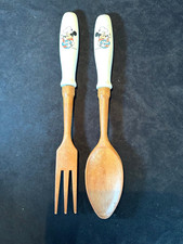 Disney Micky Mouse Fork and Spoon Salad Serving Set