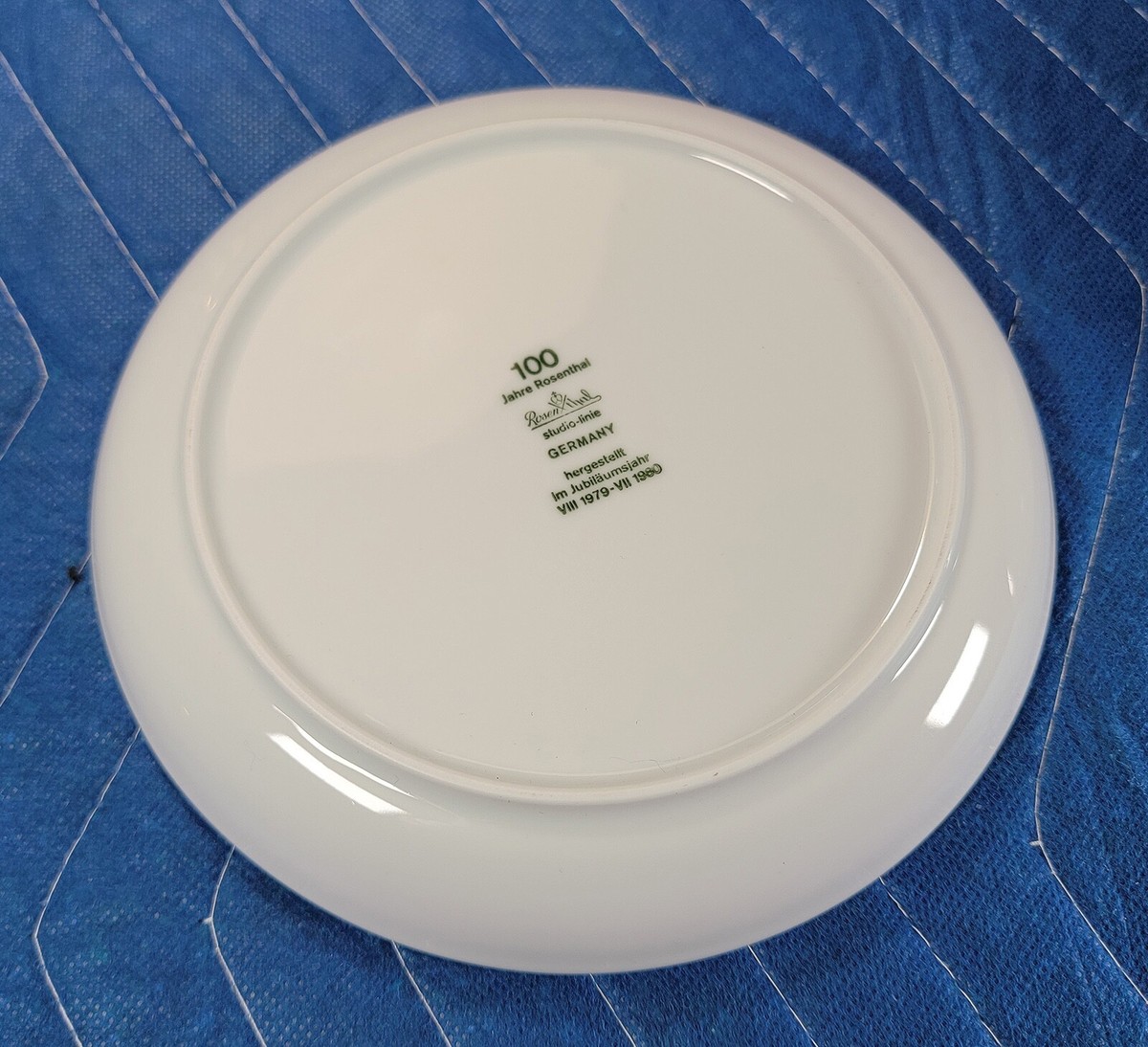 ROSENTHAL Studio Linie CENTURY BLUE FLOWER Fruit Bowl+Under Plate