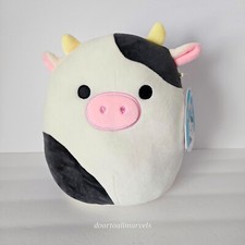 Original Squishmallows Connor the Cow 8"H S8- 10 NWT