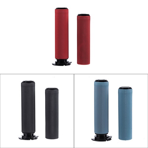 2x TPU Motorcycle Handlebar Throttle Hand Grips 7/8" 22MM Universal Fit - Picture 2 of 31