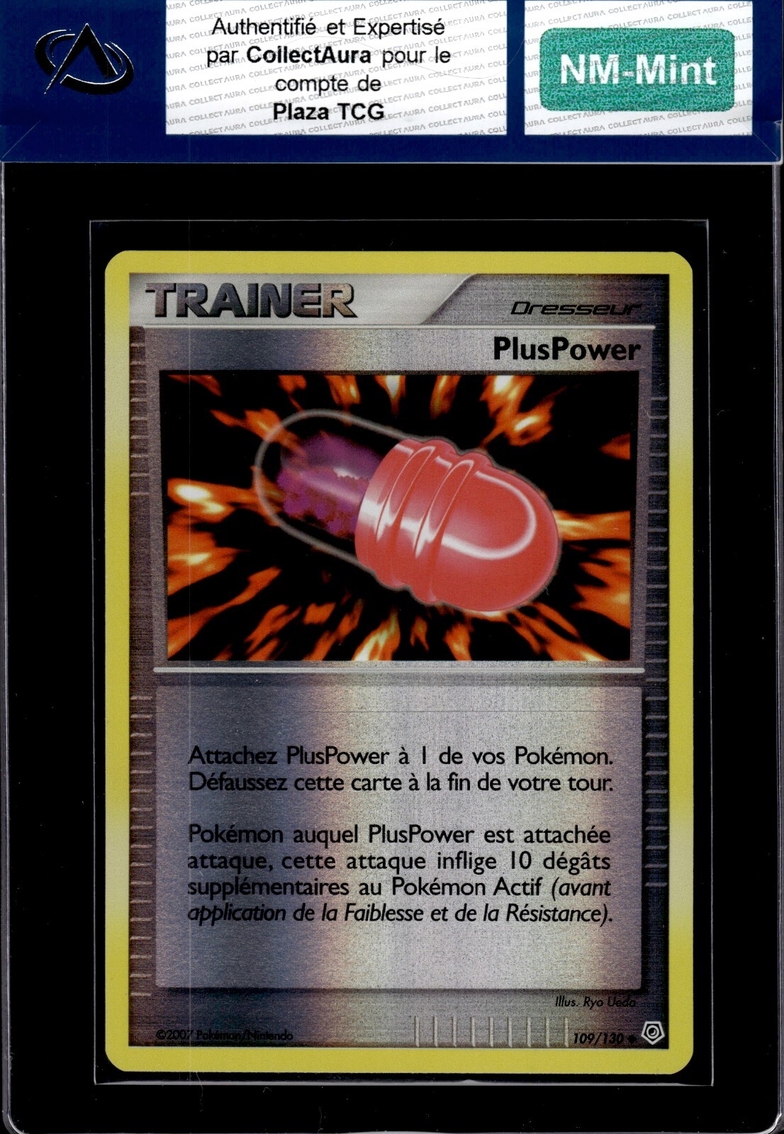 POKEMON CARD: PLUSPOWER 109/130 REVERSE - NM-MINT - DIAMOND AND PEARL