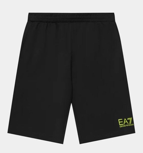 Completo Bambino EA7 Emporio Armani Cotone Manica Corta 3DBV01 28BM Verde Acido - Imagen 4 de 6