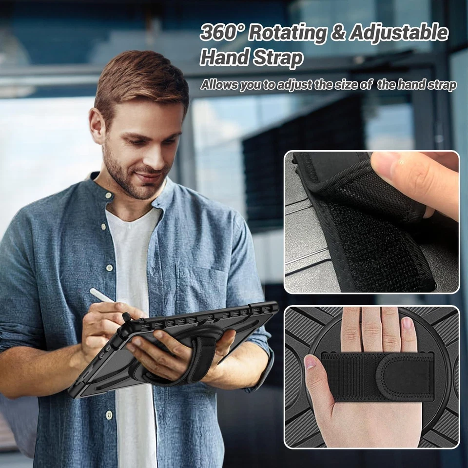 Cover Case For Microsoft Surface Pro 11 10 9 8 7 6 5 4 Go 4 3 2 1 with Stand - Image 3 of 4