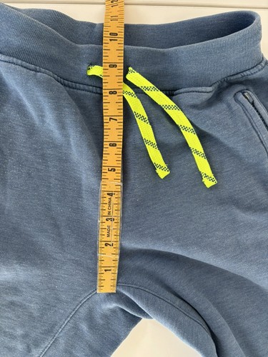 Boy’s Crewcuts Blue Joggers Sweatpants w/ Zip Pockets Girl Youth size 12 - Picture 8 of 9