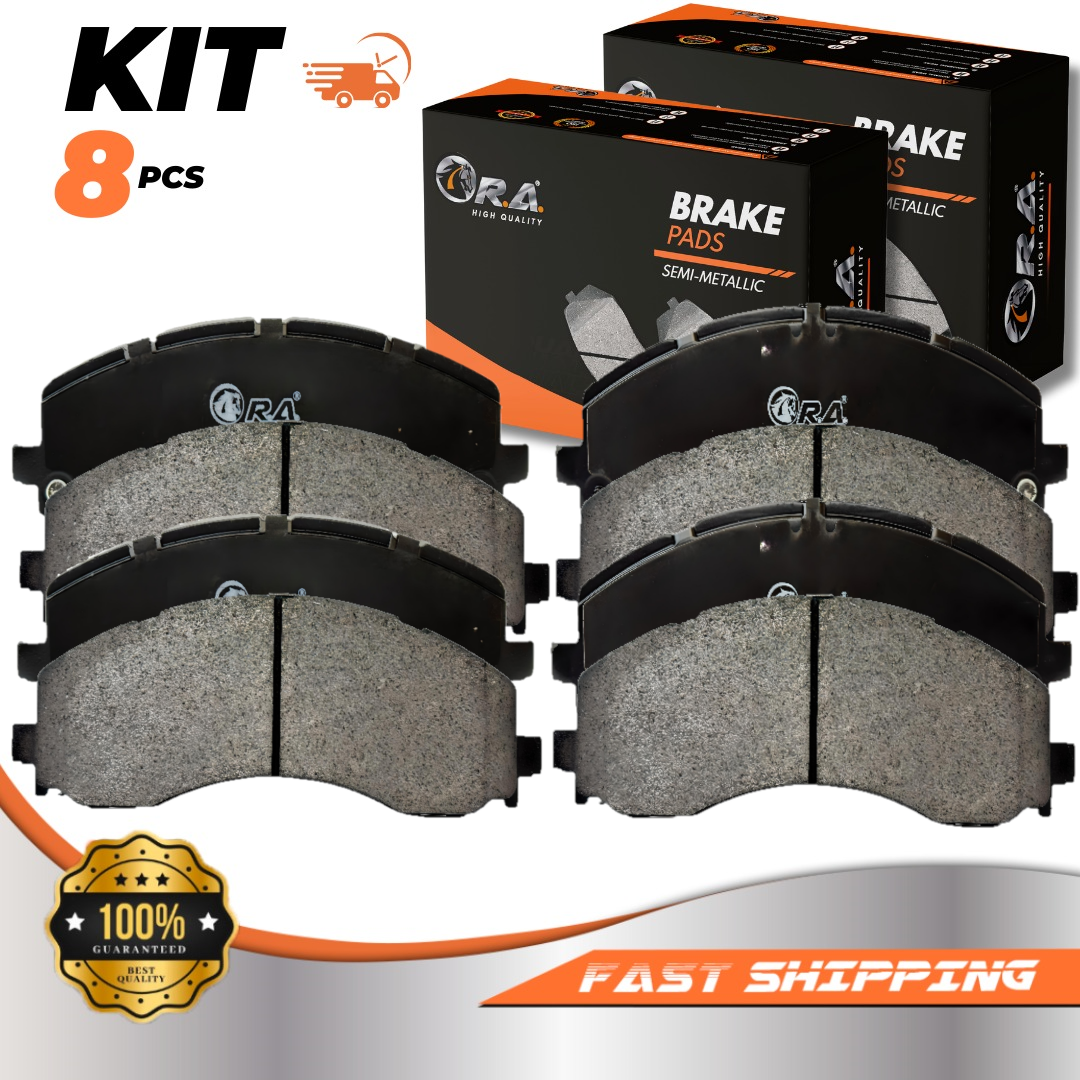 2019-2022 Ram 3500 Single Wheel Front & Rear Disc Brake Pads