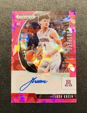 2020 Prizm Draft Picks JOSH GREEN Prizm Pink Cracked Ice Prospect AUTO RC #PA-JG