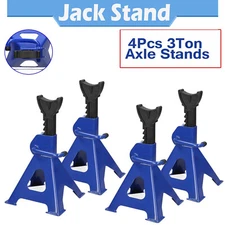 HEAVY DUTY X4 3 TON TONNE RATCHET ACTION AXLE STAND STANDS CAR VAN LIFTING JACK