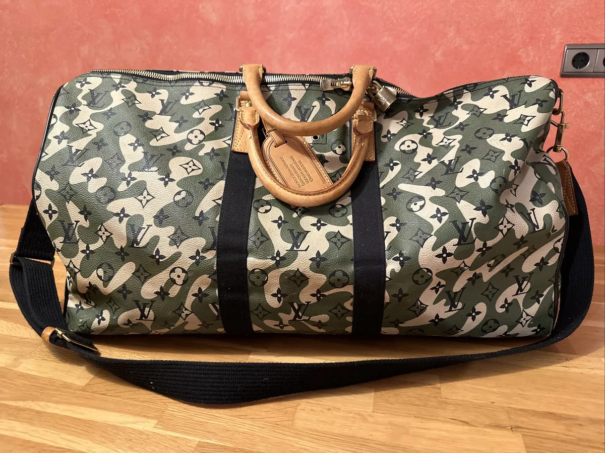 Louis Vuitton Keepall Bandouliere 55 Reisetasche Takashi Murakami