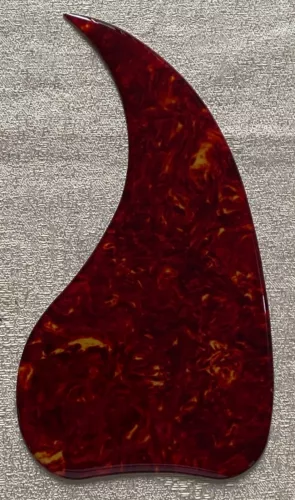 Acoustic Guitar Pickguard Self Adhesive Sheet For Gibson J45,Crystal Red Tortois