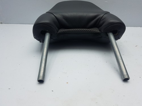 06-13 Volvo C70 MK2 Driver RIGHT Front Leather Seat Head Rest Headrest BLACK - Picture 12 of 13