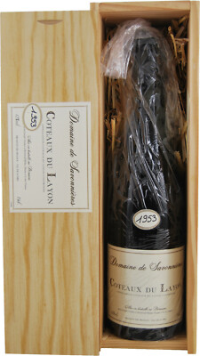 Rarität: 1953er Domaine Savonnieres Blanc in Holzkiste - Süsswein 0,75l