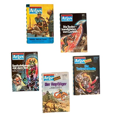 Atlan 5 Hefte Nr. 50 55 59 108/6 168/33 Perry Rhodan Sonderreihe Moewig Sci-Fi