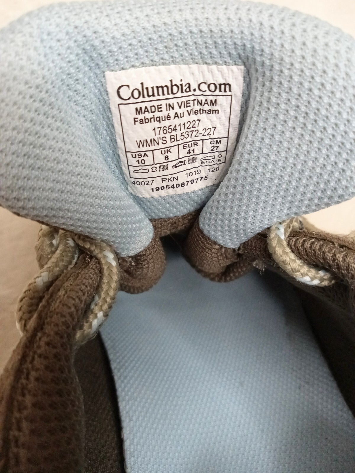 Columbia Womens Brown BL5372 227 Crestwood Waterproof Hiking Shoes Size