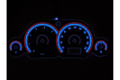 Ford Focus MK1 design 1 glow gauge plasma dials tachoscheibe glow shift indicato