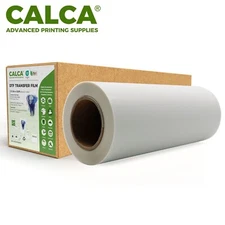 CALCA 31.5" x 328ft Premium PET DTF Transfer Film Roll Hot Peel Double Sided