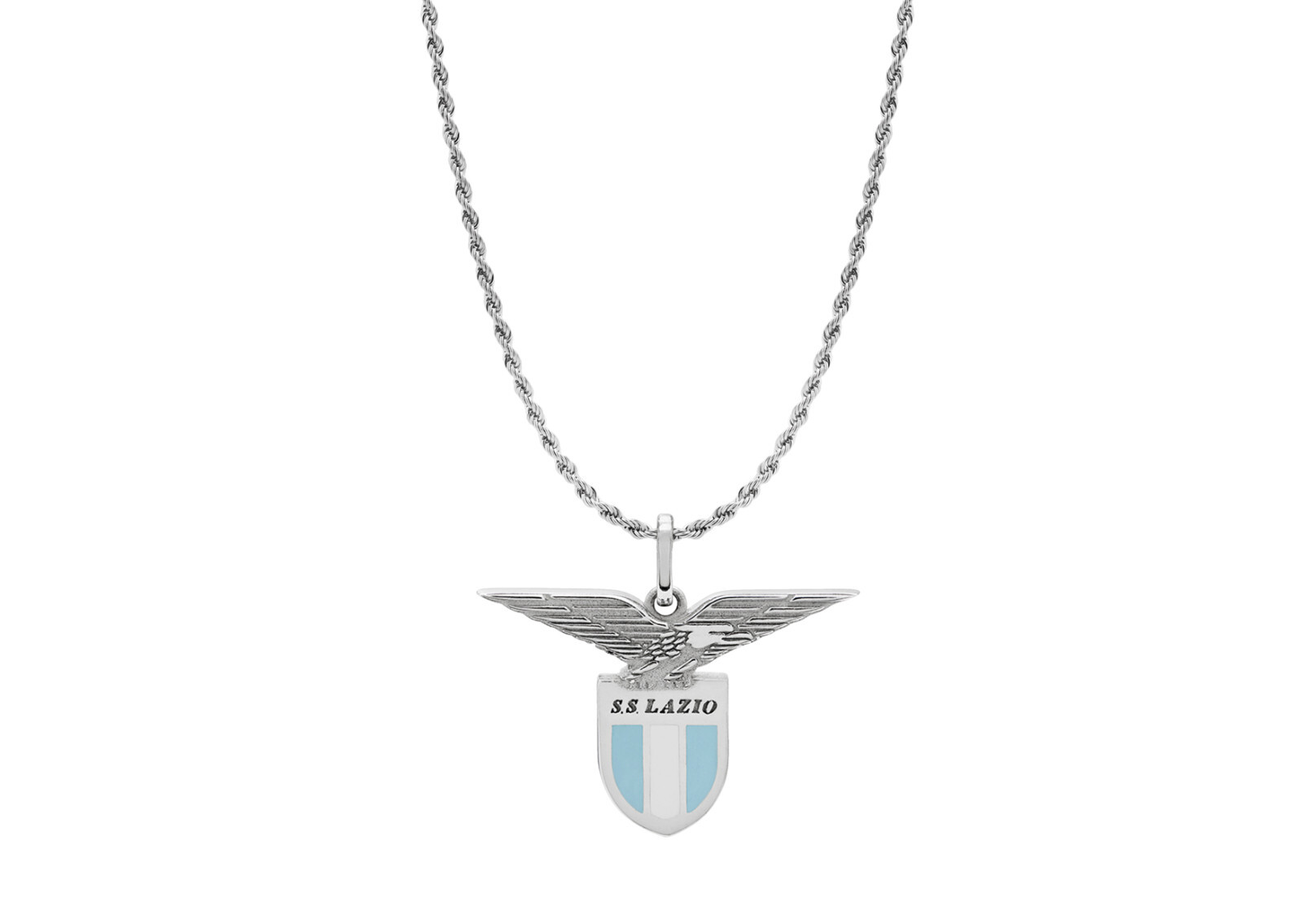 Collana Ufficiale S.S. Lazio Unisex Ref. B-LC002KAA Rivenditore Autorizzato