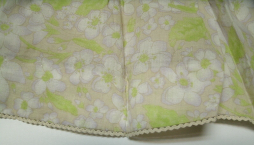 Banana Republic Damen Rock Blumenmuster hellbraun grün lila A-Linie Größe 8 Baumwolle - Bild 10 von 10