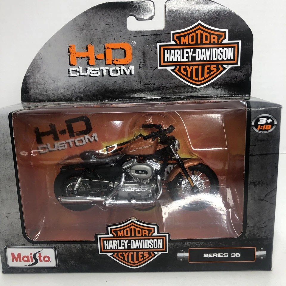 Harley Davidson 2007 XL 1200N Nightster escala 1:18 modelo de motocicleta Maisto - nueva Foto 4 de 4