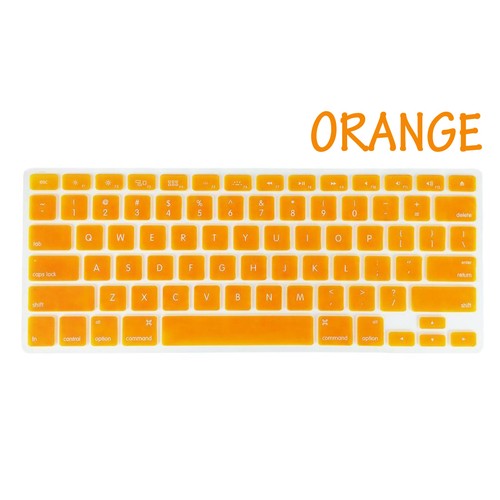 Colourful Soft Silicone Keyboard Cover for Apple MacBook Pro 13" 15" 17" Air - Picture 12 of 27