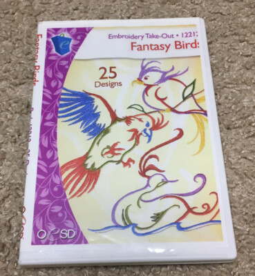 OESD Embroidery Designs CD 12212 Fantasy Birds