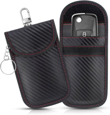 2x Bolsa Faraday para llavero de coche, bolsa protectora de bloqueo RFID