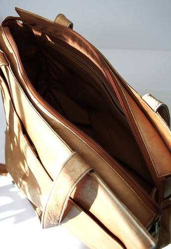 Borsa a mano grande Graffea in pelle beige elegante pulita pre-loved - Foto 13 di 19