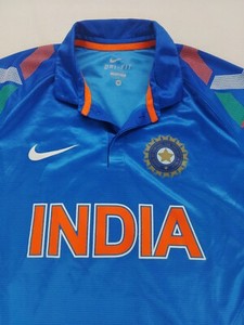 INDIA NATIONAL CRICKET TEAM SHIRT JERSEY NIKE Free Fly Performance Bambo M ADULT