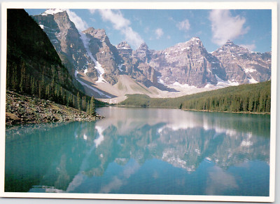 Alta Canada Moraine Lake Banff National Park Rocky Mountains Vintage Postcard