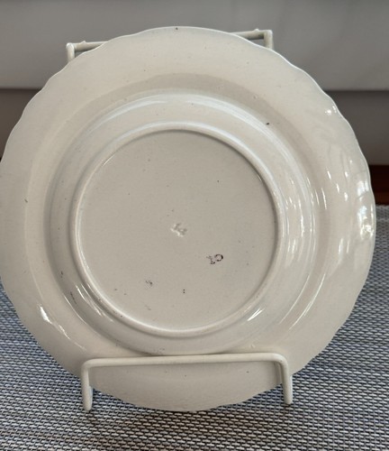Rare Purple 1840-1900 English Transferware 7” Plate - Nautical Fisherman Bridges - Picture 2 of 8