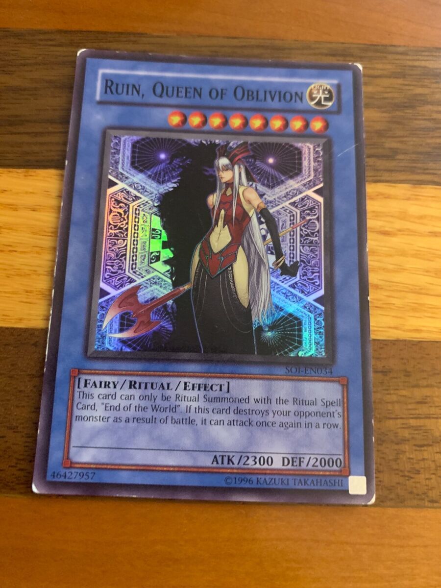 Ruin, Queen of Oblivion SOI-EN034 Unlimited Edition Super Ruin, Queen of Oblivion SOI-EN034 Unlimited Edition Super