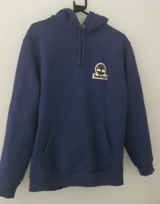 FW16 Supreme Timberland hooded sweatshirt royal hoodie size