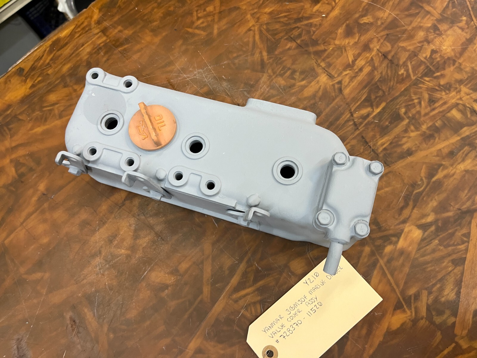 YANMAR 3GM30F MARINE DIESEL #728370-11520 VALVE COVER ASSY