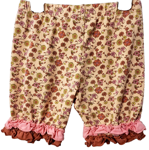 Matilda Jane Bike Shorts 8 Ruffle Shorties Stay Positive Floral Once Upon a Time - Picture 2 of 5