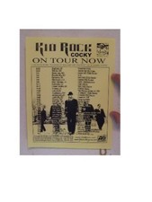 Kid Rock Press Kit Tour Dates Ad/Flyer Cocky