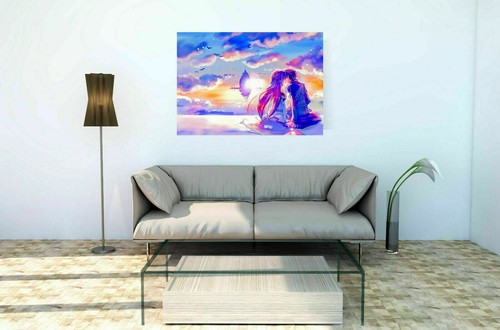 Leinwand Anime Sword Art Online Kirito Asuna Wandbilder-Hochwertiger Kunstdruck - Bild 5 von 8