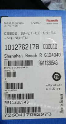 Brand New Rexrorh axle card CSB02.1B-ET-EC-NN-S4-NN-NN-PW(R911338543 ...
