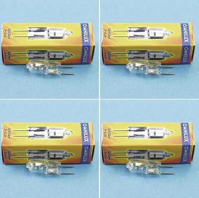 4 Stück OMNILUX JC 12V 50Watt G-6,35 2800K Studio Stiftsockel Lampe Gx-6,35 NEU