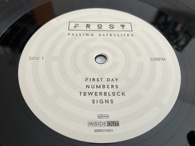 FROST Falling Satellites 2-LP BLACK Vinyl Gatefold w/CD 2016 FROST Falling Satellites 2-LP BLACK Vinyl Gatefold w/CD 2016