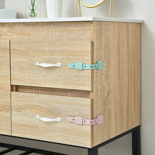 Child Safety Cabinet Locks Multi-use Baby Proofing Latches Lock For Drawers _cu - Afbeelding 1 van 15