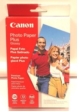 Canon Photo Paper Plus Glossy 120 Sheets 4 x 6 Inch Size New Sealed Premium