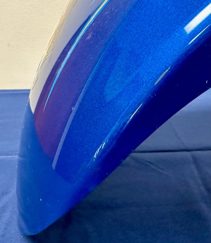 Harley-Davidson 60132-08 Rear Fender for 08-11 FXCW/FXCWC Rocker Pacific Blue - Imagem 2 de 4