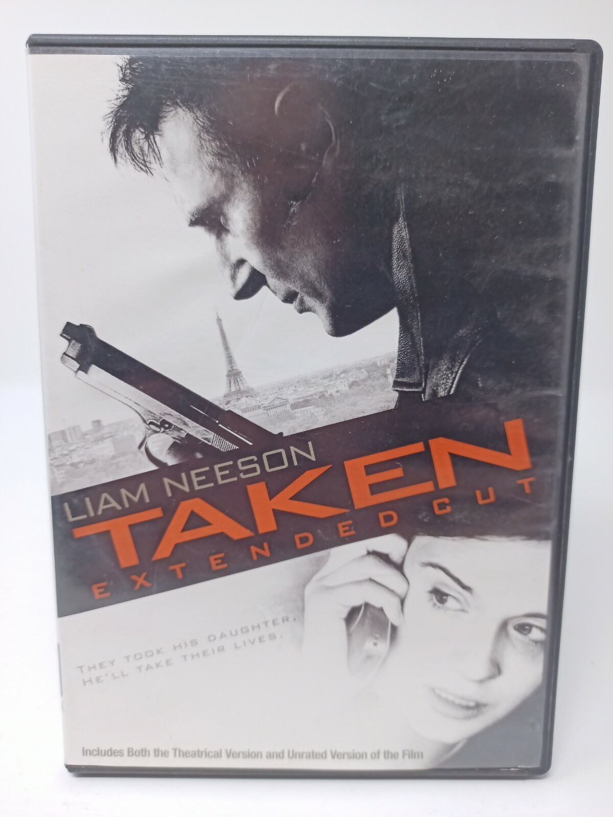 Taken Extended Edition DVD - Liam Neeson Action Thriller 2008 - Good Condition