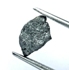 Rough Rare Diamond 2.05TCW Gray Black Sparkling Antique Triangle Shape for Gift