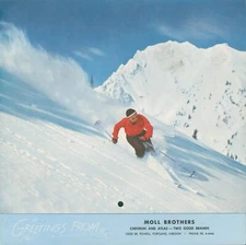 Chevron Gas Station 1956 Calendar Moll Brothers Portland OR Atlas Chevron Y1