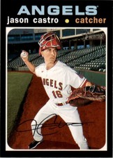 2020 Topps Heritage High Number Jason Castro Los Angeles Angels #627