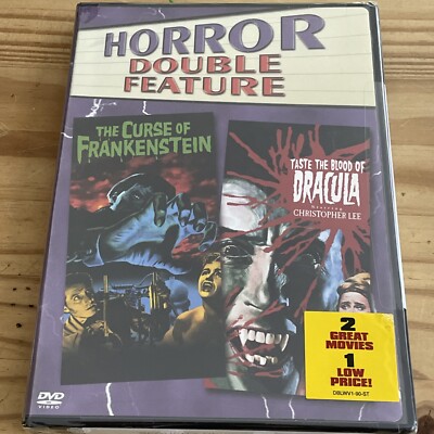 The Curse of Frankenstein/Taste the Blood of Dracula (DVD, 2005) Christopher Lee