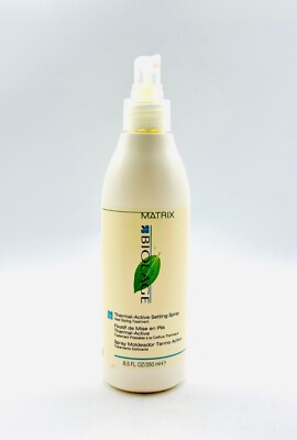 Matrix Biolage THERMAL ACTIVE SETTING SPRAY Medium Hold 8.5 oz  (275) No CAP